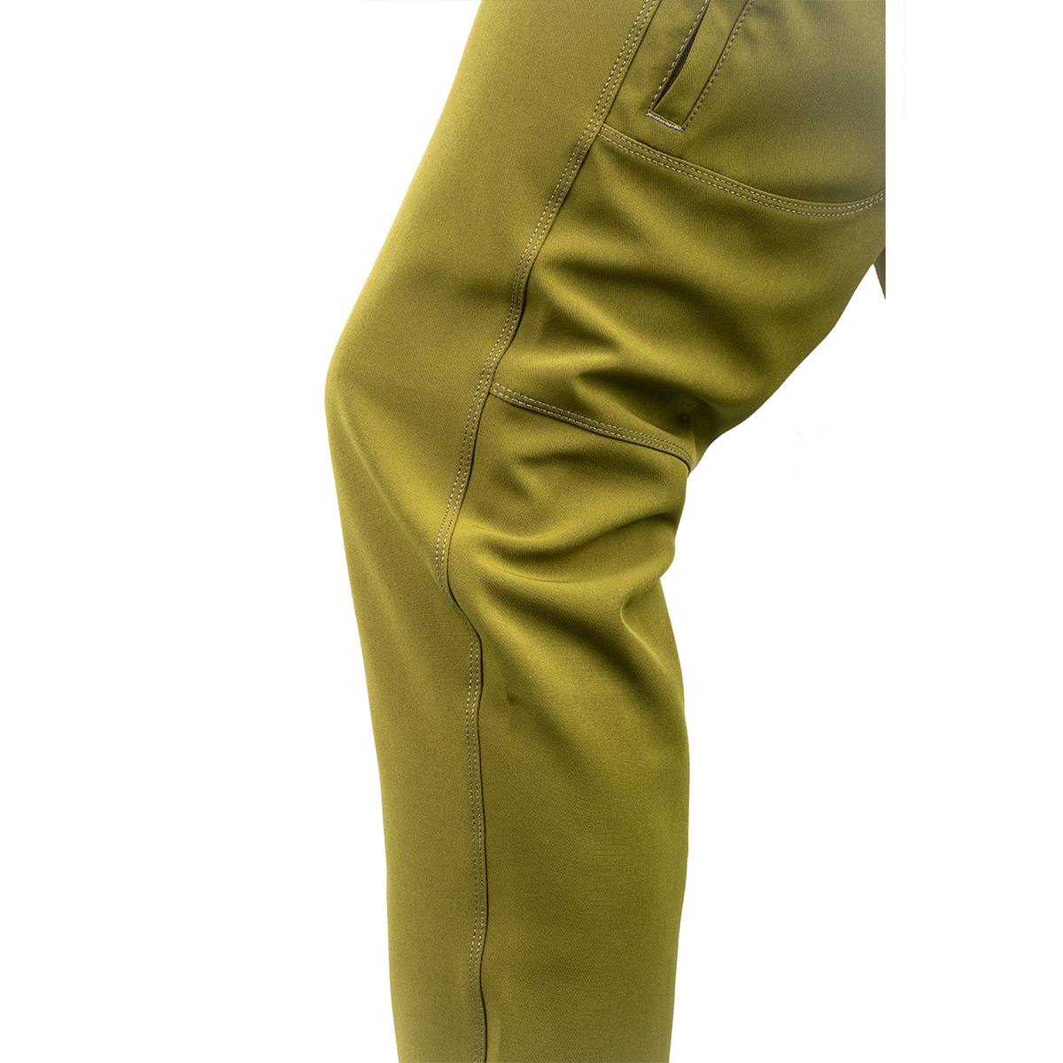 Scout II Fir Green Scout II Ride Pant Knee Close Up from TASCO
