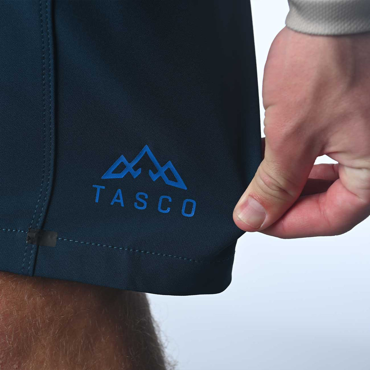 TASCO MTB Scout Shorts - Dirty Navy - Logo Detail