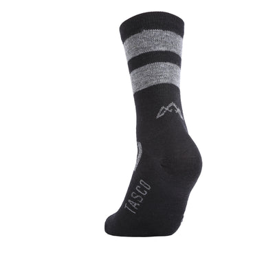 RideTrek Merino Wool Socks -Classic Black / Grey