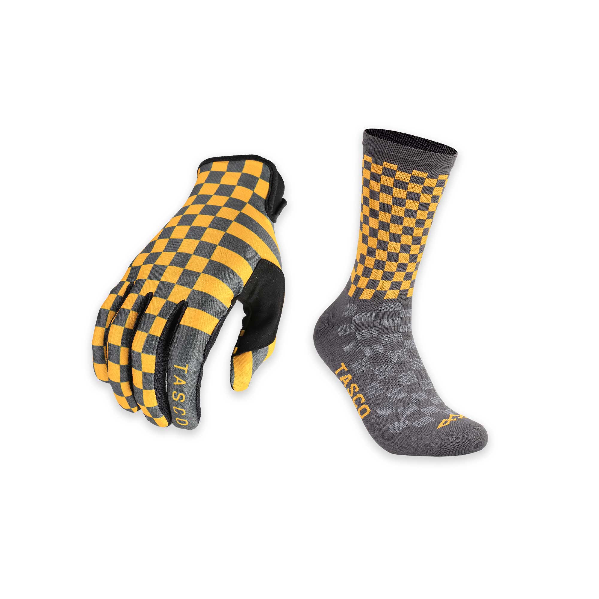 Yellow Checkmate Glove & Sock Kit