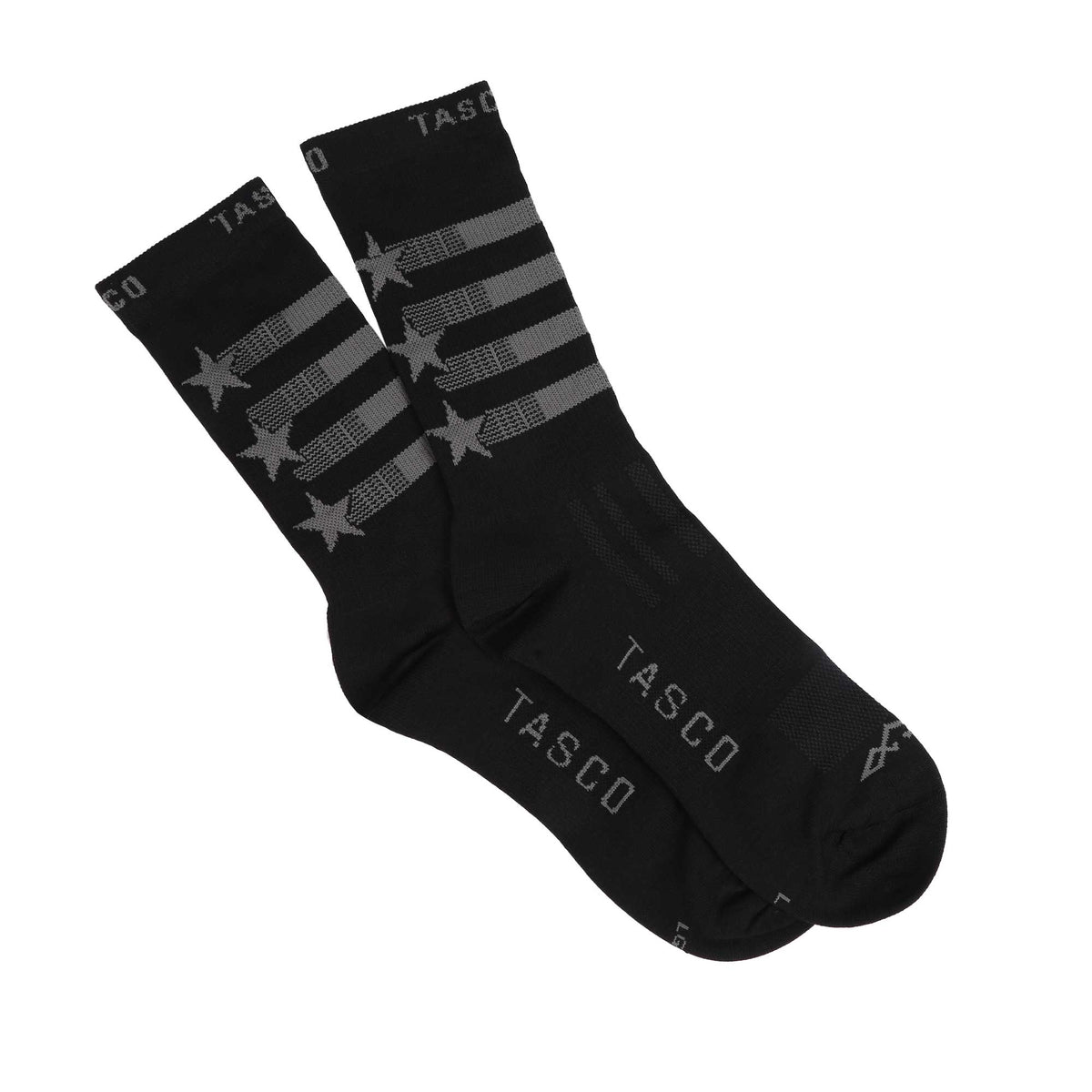 Ridgeline Cycling Socks - Black Flag