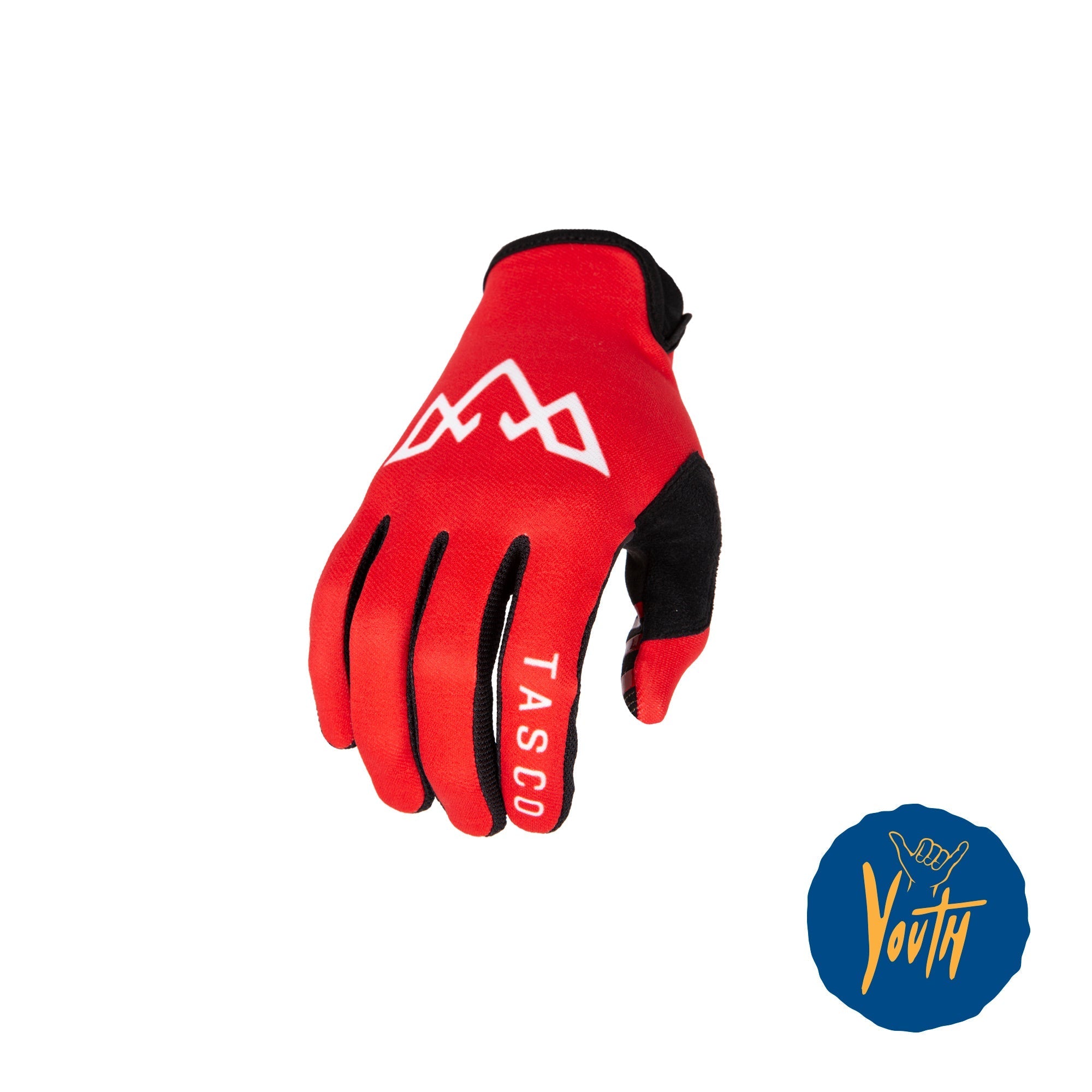 Kids Ridgeline MTB Gloves - Red